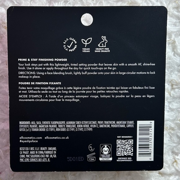 e.l.f. Prime & Stay Finishing Powder Light medium - Picture 3 of 6